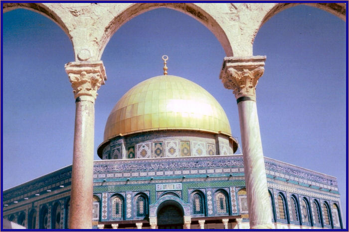 This is the south entrance to Dome of the Rock